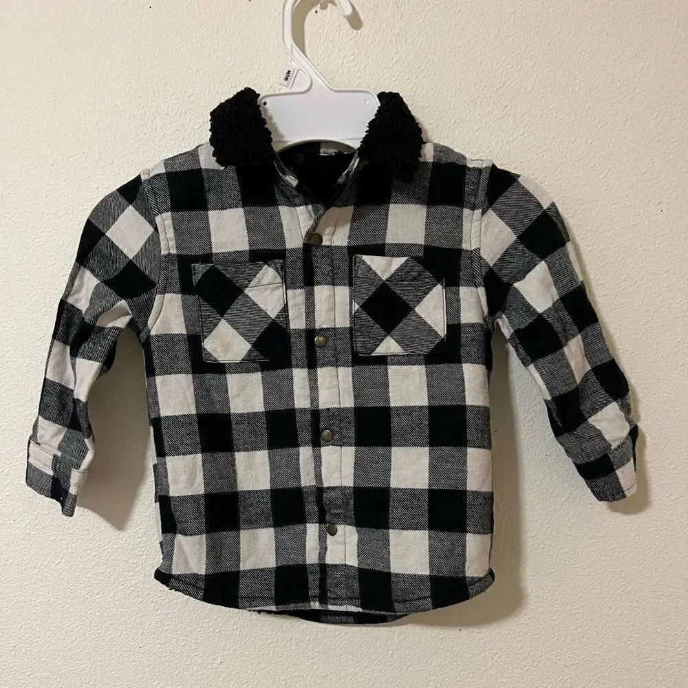 Art Class Plaid Kids botton down shirt size 2 t